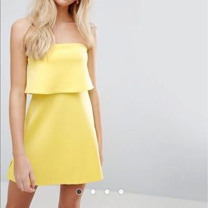 ASOS Strapless Scuba Dress Size 6